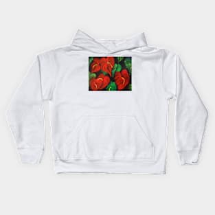 Anthuriums Galore Kids Hoodie